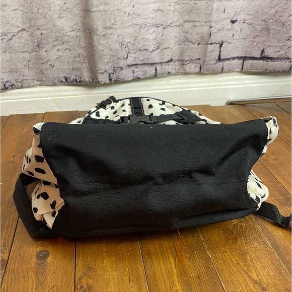 Pottery Barn Kids Mackenzie slathered back pack cream and black Dalmatian print - Picture 5 of 6